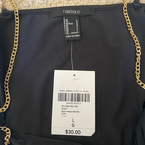 🔸 Forever 21 🔸 chain cutout bodysuit - Picture 6 of 11